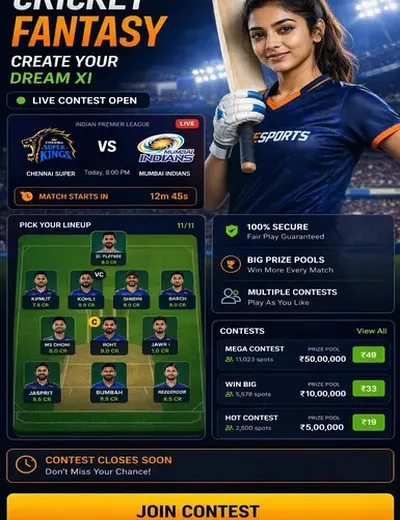 Sattafast (satta king fast) fantasy cricket & matchday visual 3